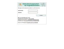 Tablet Screenshot of login.flughafentransfer.net